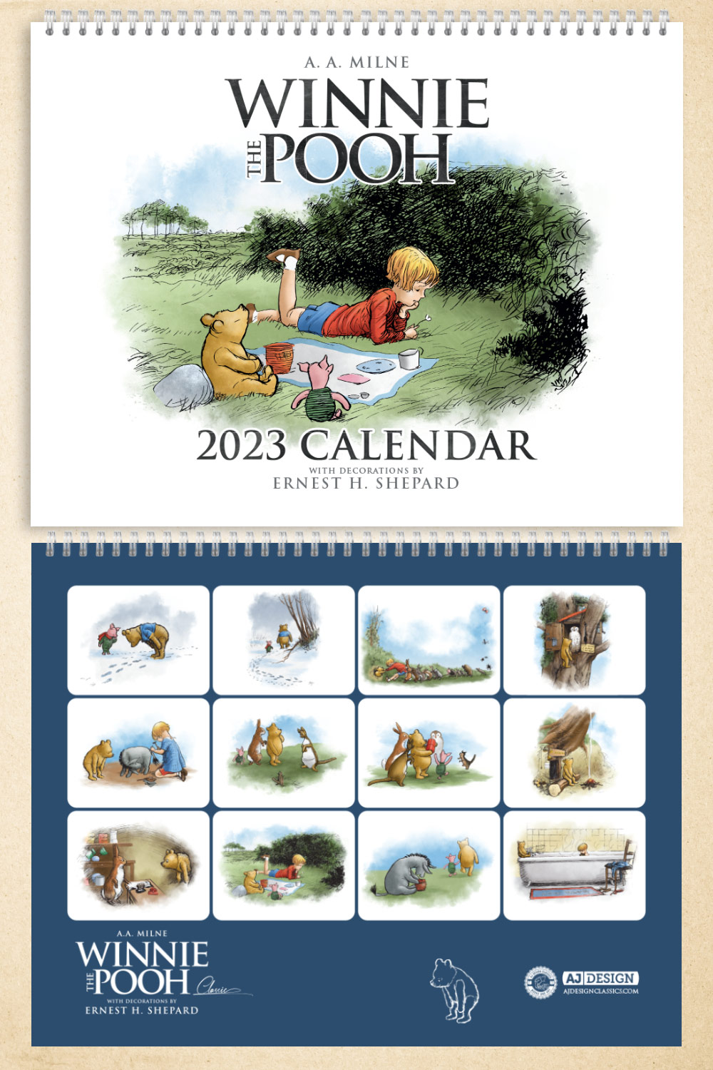 winnie-the-pooh-2023-calendar-ajdesignclassics