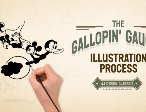 The Gallopin’ Gaucho Illustration Process